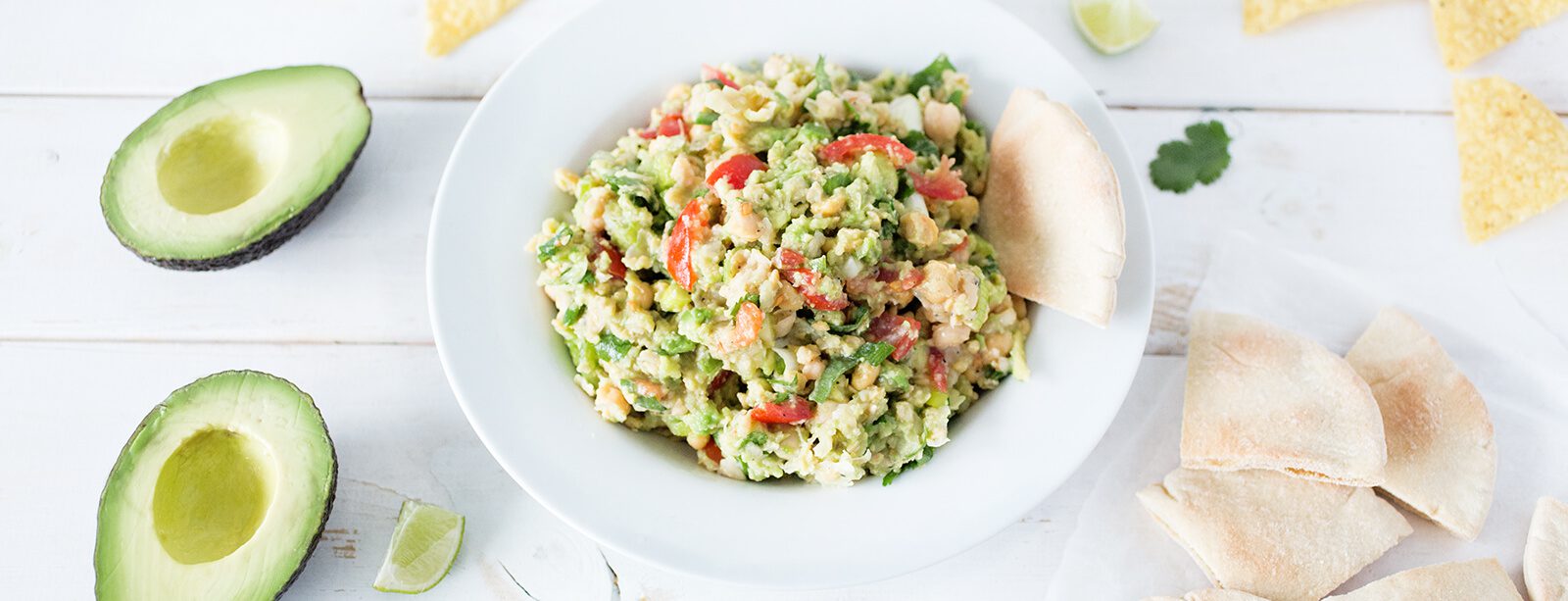 Smashed Chickpea Avocado Dip