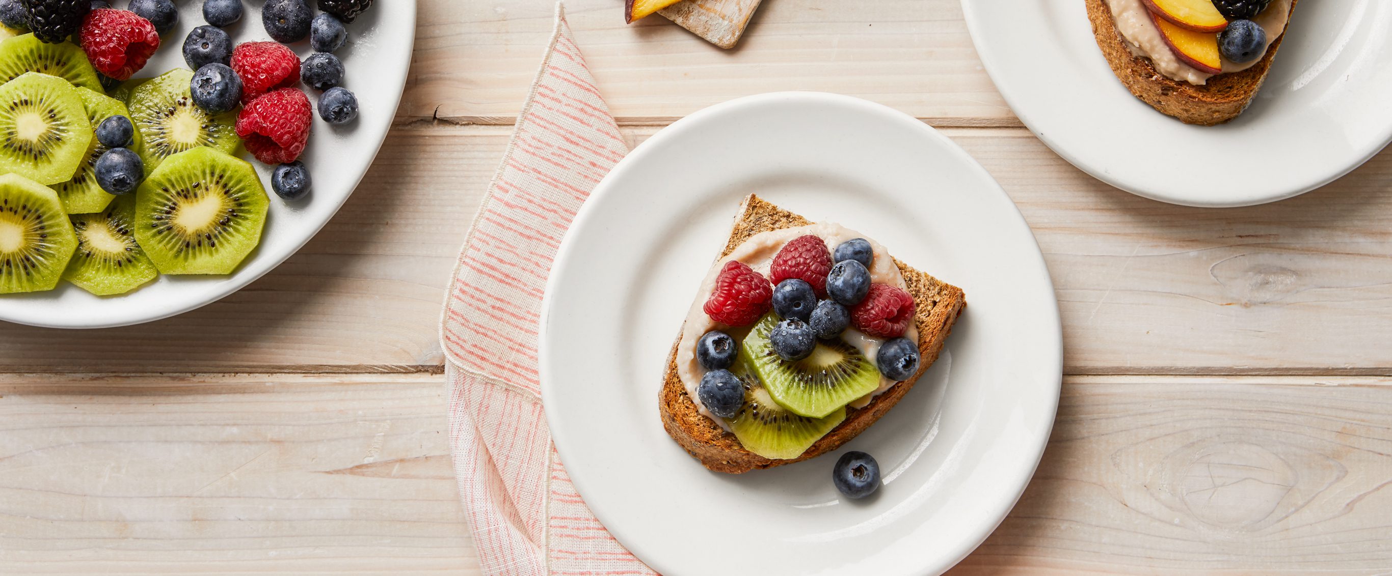 Sweet White Beans on Toast with Berries