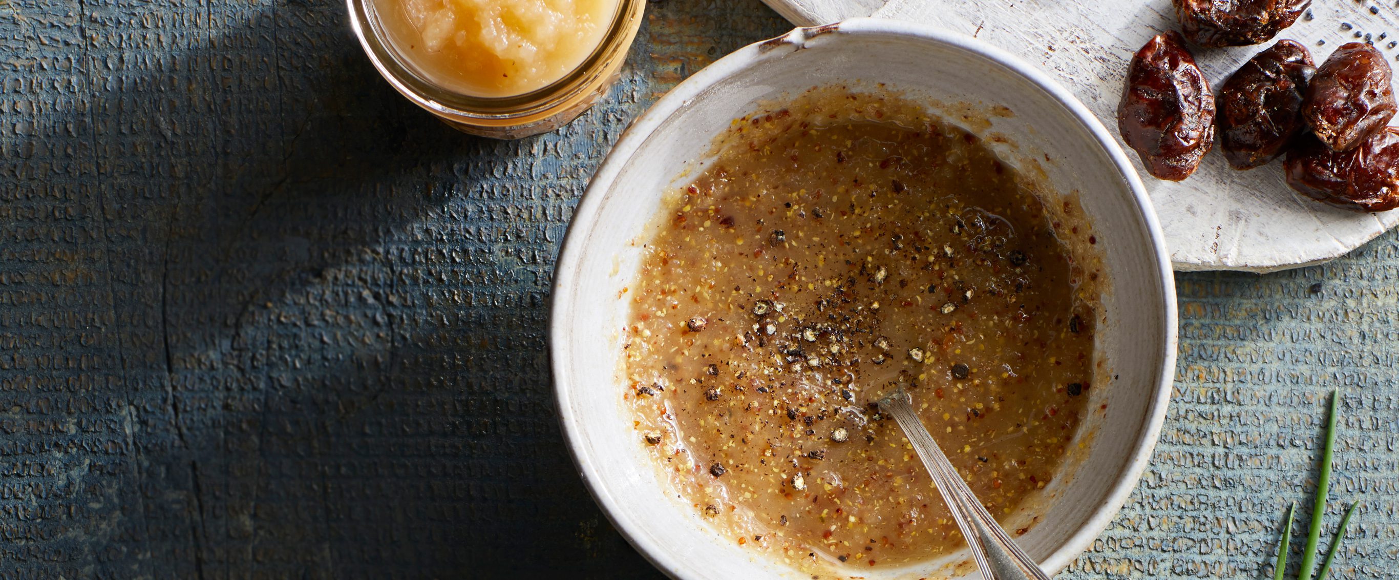 Date-Sweetened Mustard Dressing