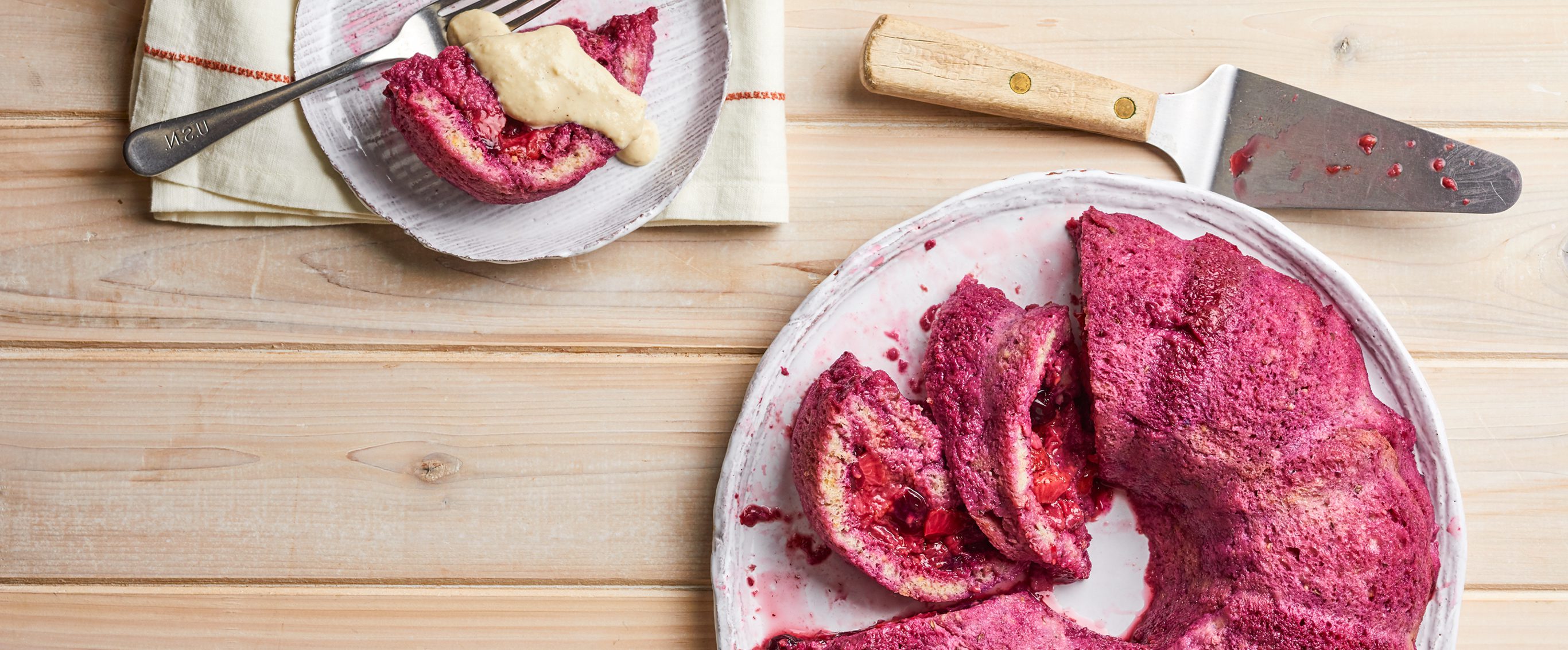 Summer Pudding with Fresh Berries and Lavender Cashew Cream