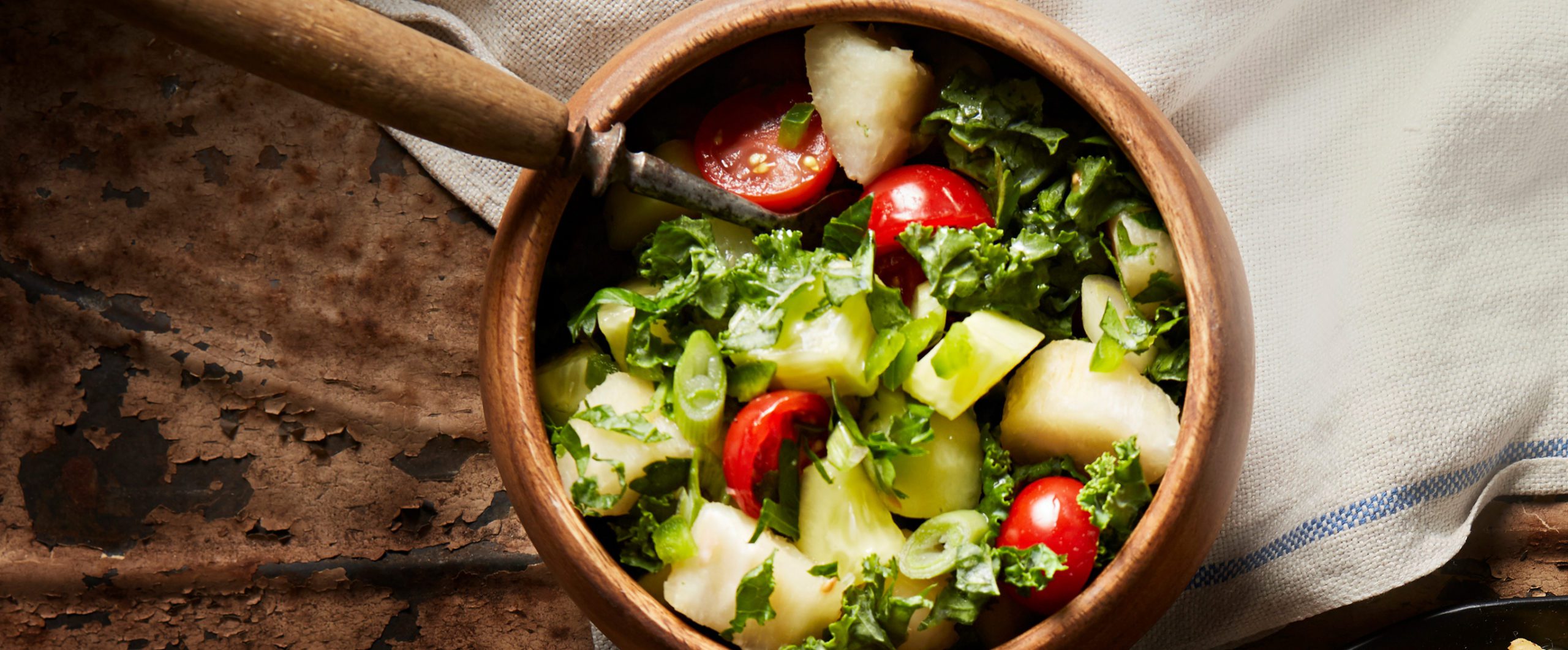 Yuca and Kale Salad
